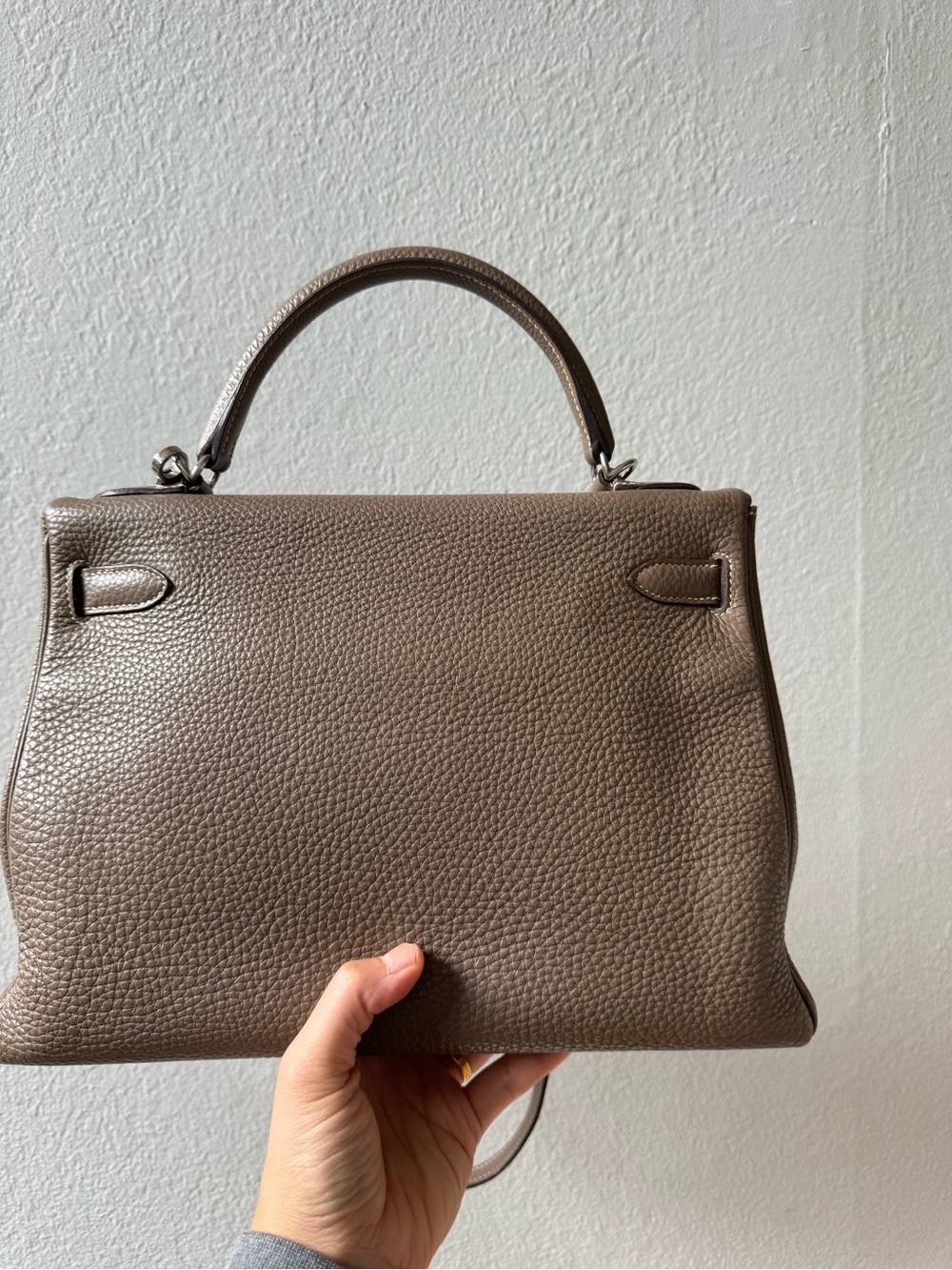 Hermes Kelly 32 Retourne Etoupe Togo in PHW - Picture 8 of 14